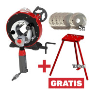 AXXAIR CC122 orbitális csővágó, Ø5–119 mm tartomány