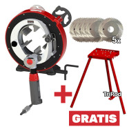 AXXAIR CC222 orbitális csővágó, Ø 55 – 228 mm tartomány
