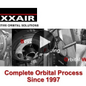 AXXAIR CC222 típusú orbitális csővágó berendezés Ø 55 – 228 mm csőátmérőig